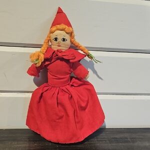 Vintage Topsy Turvy Red Riding Hood Story Telling Doll 1970s